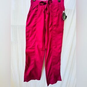 Peaches pink Magenta Scrub pants nurse doctor medical aesthetician XS tall